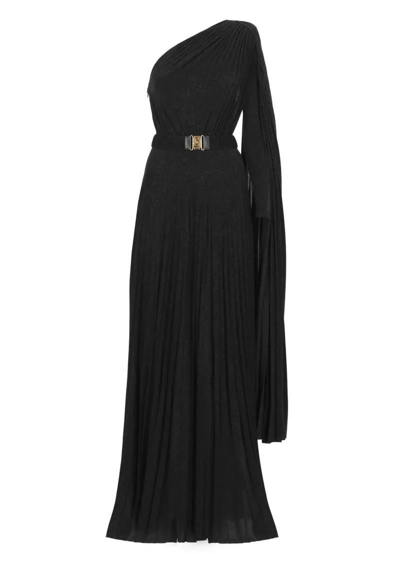 Elisabetta Franchi - Lurex Red Carpet Dress - Größe 42 - schwarz