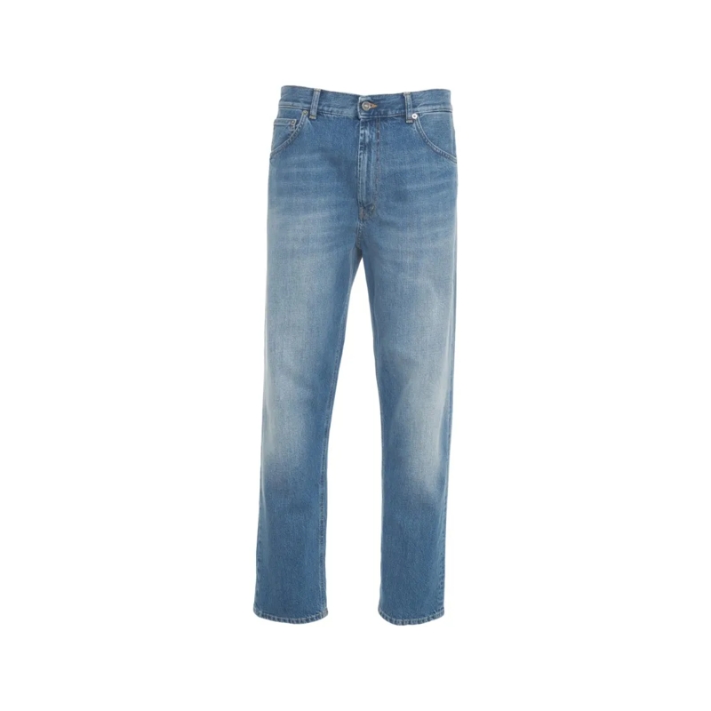 Dondup Jeans Straight Leg Jeans With Classic Five-Pocket Blue
