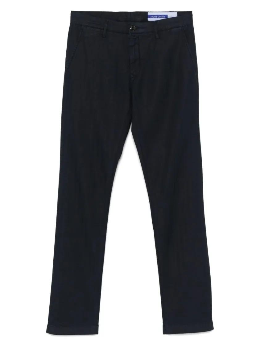 Thumbnail - Jacob Cohen - Navy Blue Jeans With Tailored Fit - Größe 35 - schwarz