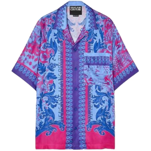Versace Jeans Couture Casual topjes Versace Couture Heren Blouse Paars lila