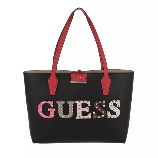 Guess Bobbi Inside Out Tote Black/Nude Tote