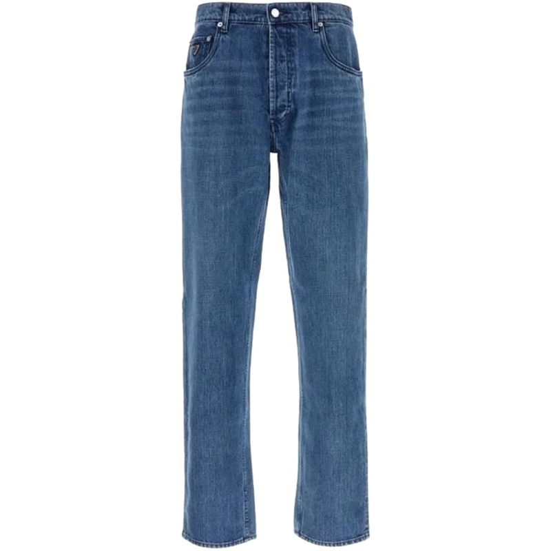 Prada T-shirt Prada Cotton Denim Jeans blau