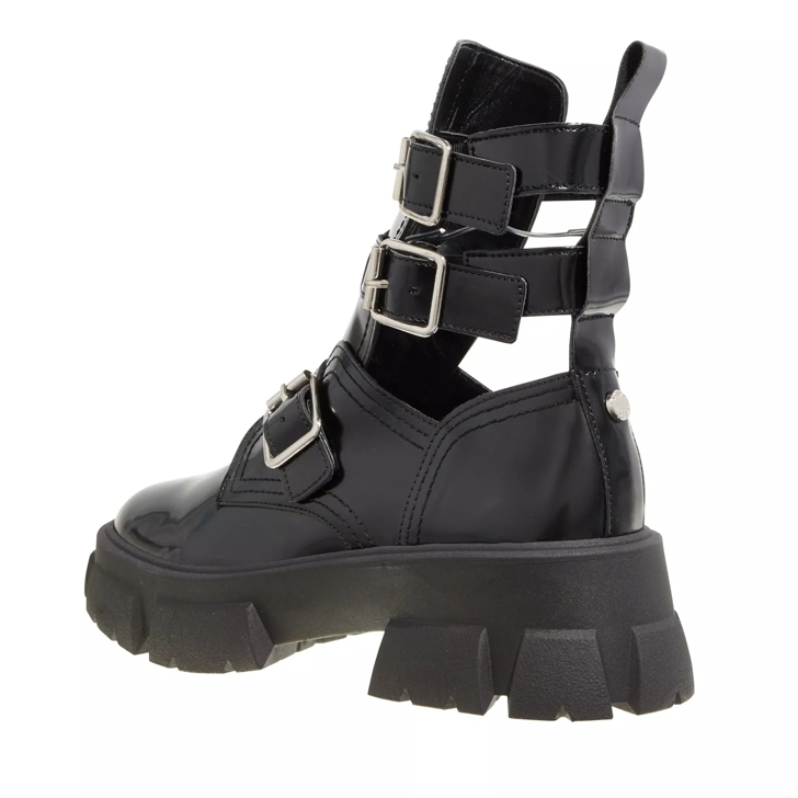 Steve Madden Tied Up Black Biker Boot
