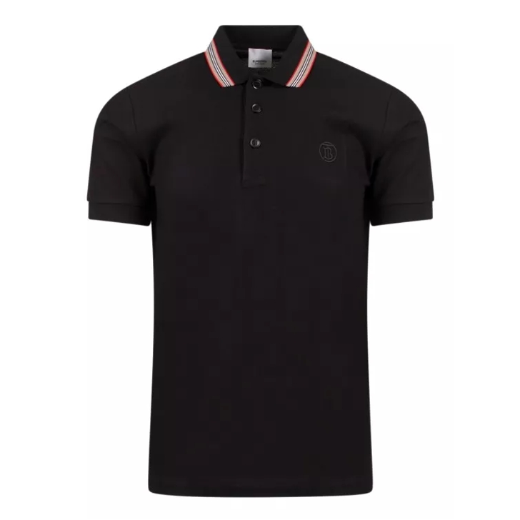 Burberry pique polo clearance shirt