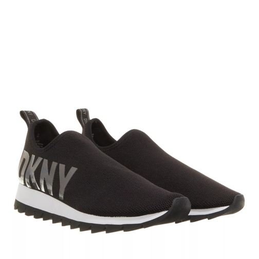 DKNY Azer Slip On  Runner Sneaker Black Gunmetal sneaker slip-on