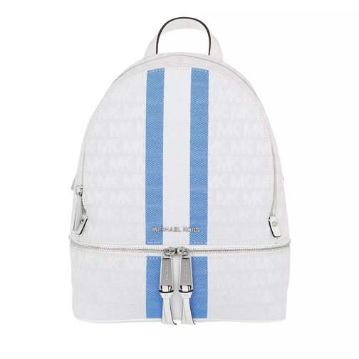 MICHAEL Michael Kors Rhea Zip Medium Backpack Grecin Blue Multi Ryggsäck