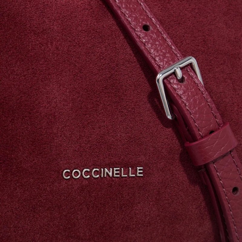 Coccinelle Crossbody Bag Boheme Suede Bimaterial Ribes/Ribes(Image 5)