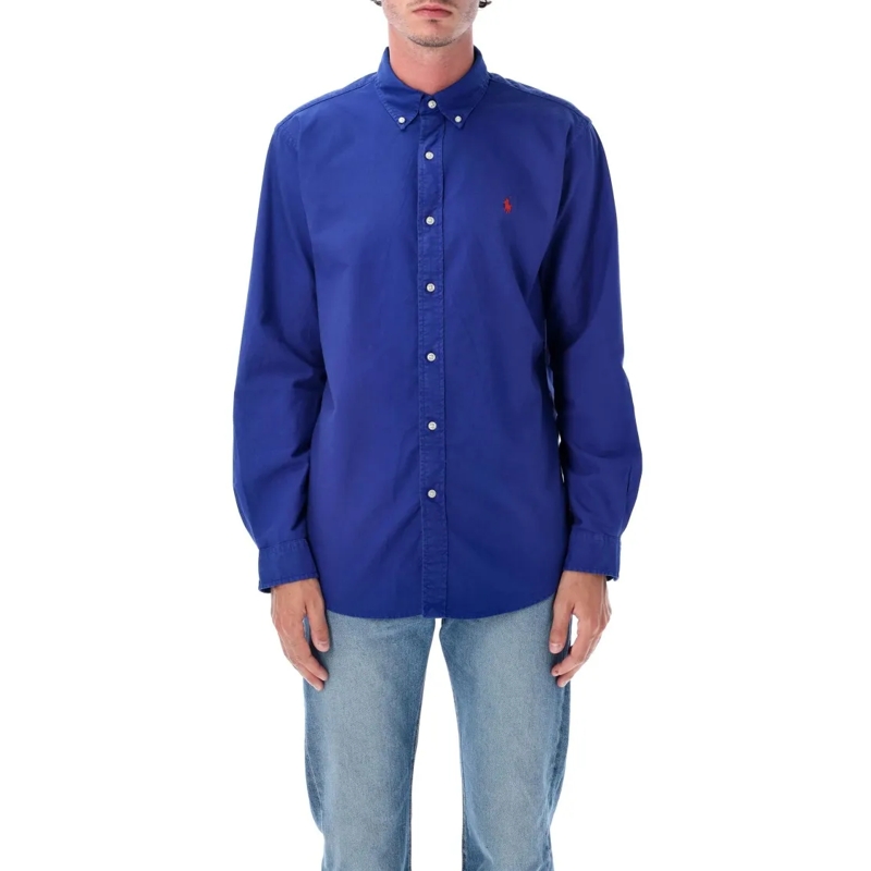 Polo Ralph Lauren Hemd Custom Fit Cotton Shirt Blue