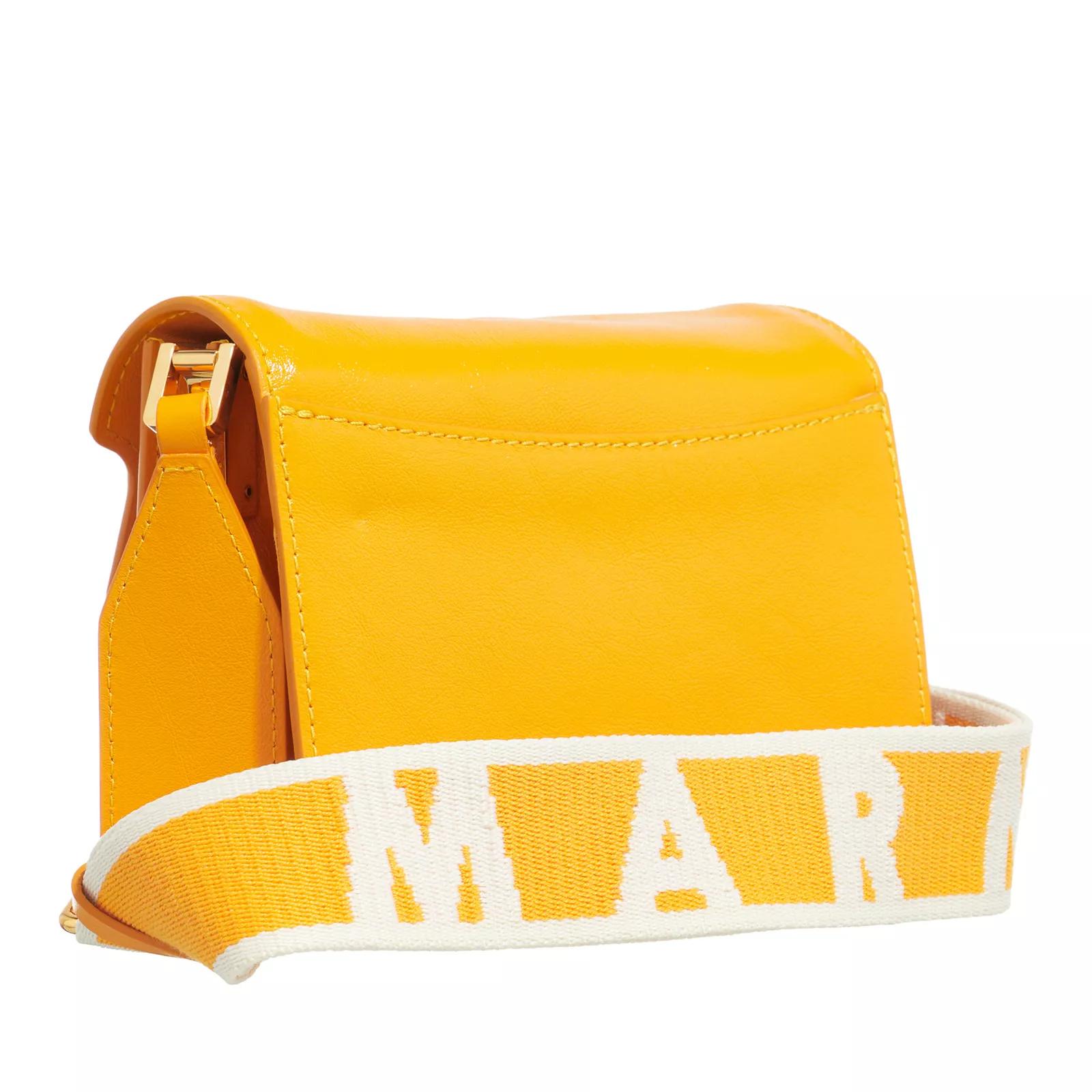 Marni Crossbody bags Trunk Soft Mini in oranje
