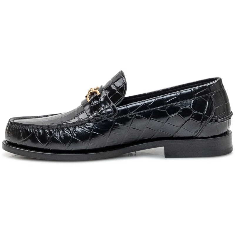 Versace Loafer Mocassini in Pelle schwarz(Image 4)