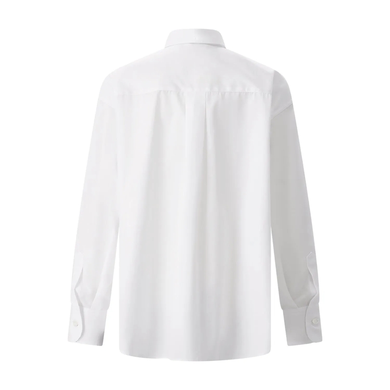 Blooming Bluse Hemdbluse Loreto aus Baumwolle weiß(Image 2)