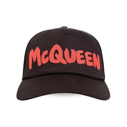 Alexander McQueen Hoed Hat With Visor Black