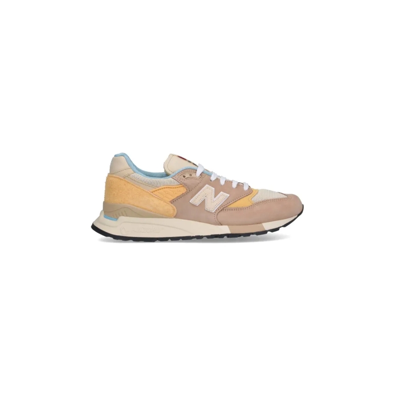 New Balance Lage-top sneaker Suede And Mesh Sneakers With Signature Logo Detail Multicolor