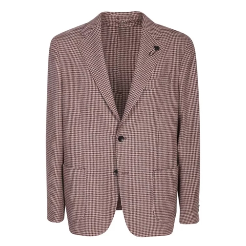 Lardini Wool And Cashmere Jacket Brown Giacche in cashmere