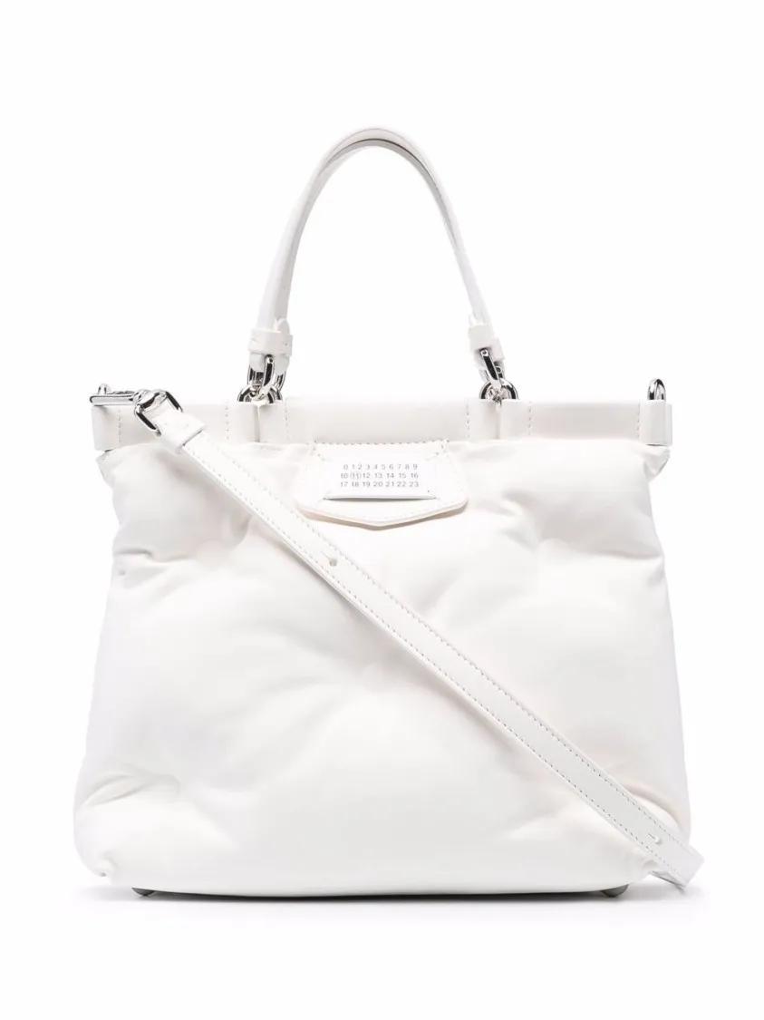 ショルダーバッグ・ポシェット Maison Margiela Quilted Daisy-White Lambskin Bag Maison Margiela レディース ショルダーバッグ・ポシェット