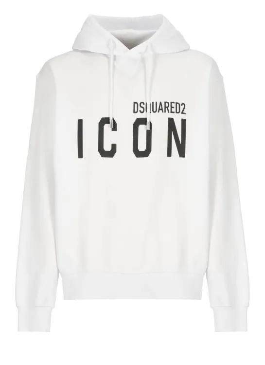 Dsquared2 - Hoodie With Logo - Größe L - weiß