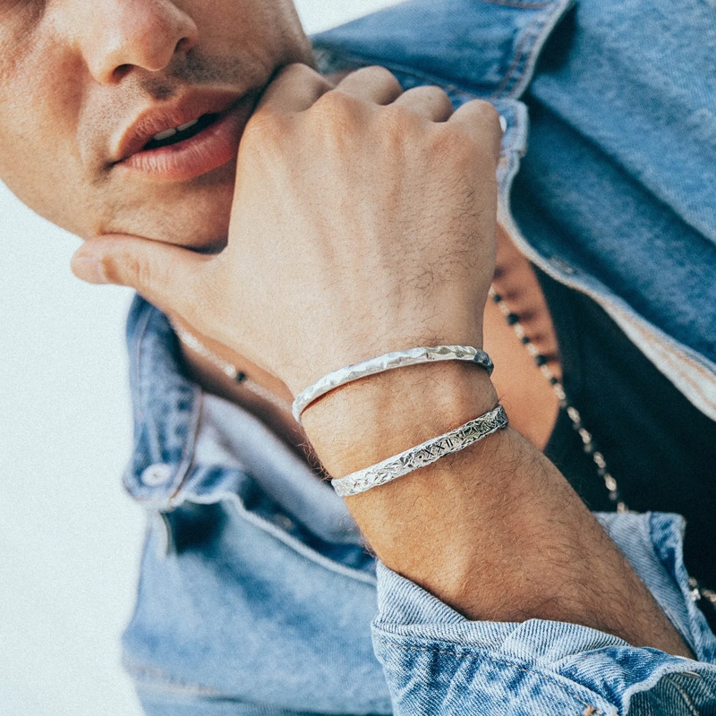 Haze & Glory Armband Armband Armreif - Live in the moment 925 Silber silber(Image 2)