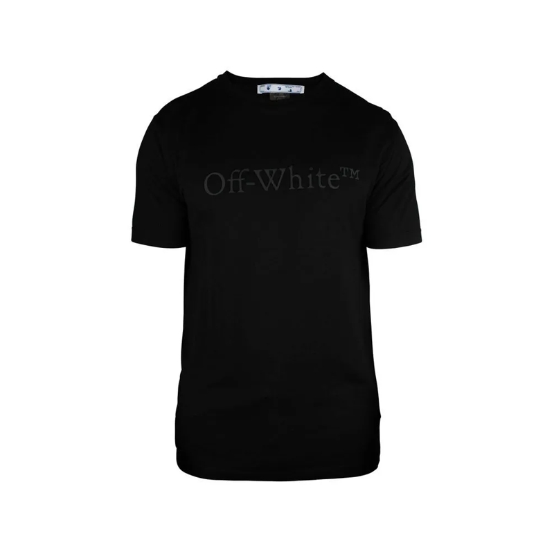 Off-White T-shirt Embossed Logo Black Off-White T-Shirt Black