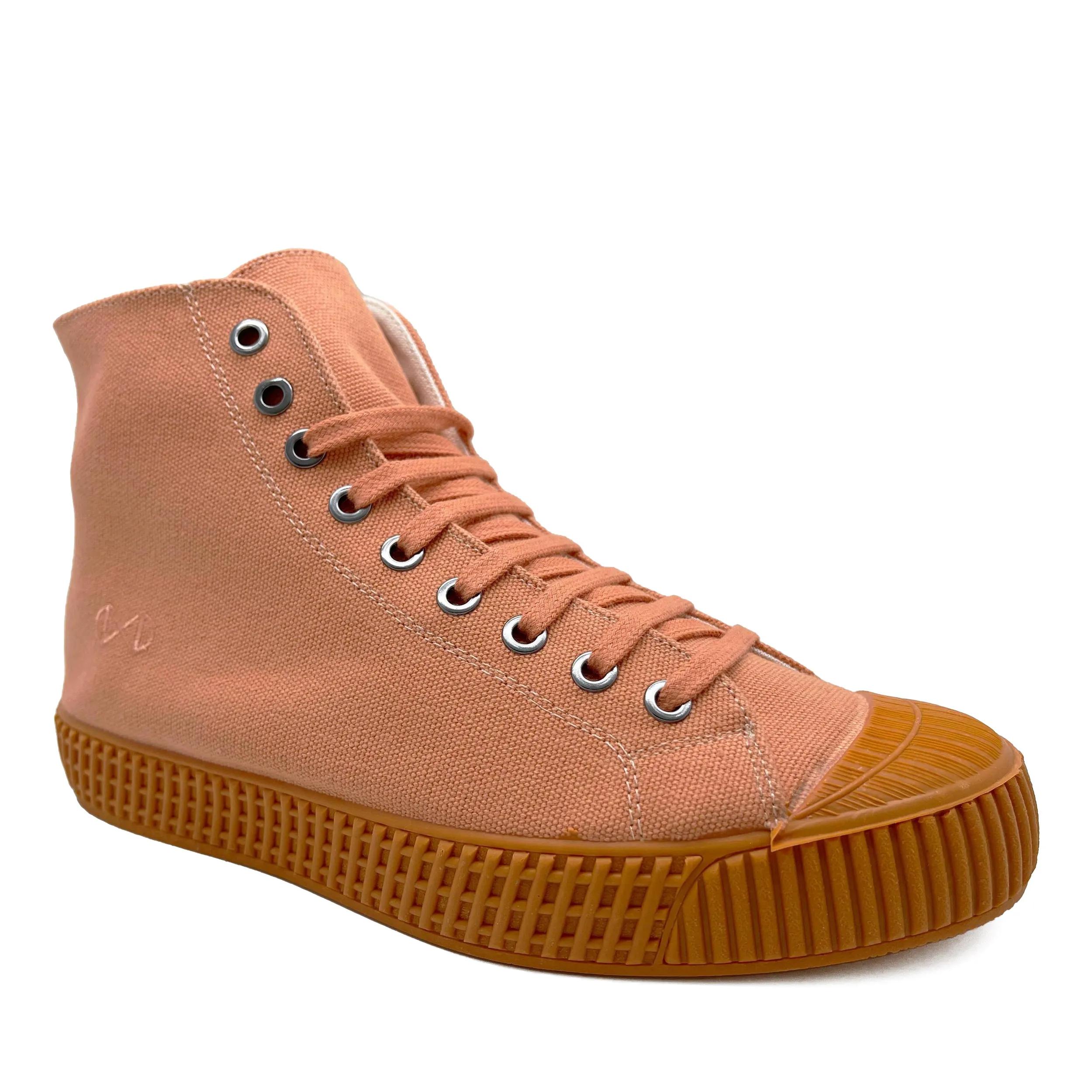 nat-2 Sneakers - nat-2™ Mono apricot (W/X) vegan, aus Biobaumwolle, - Gr. 39 (EU) - in Orange - für Damen