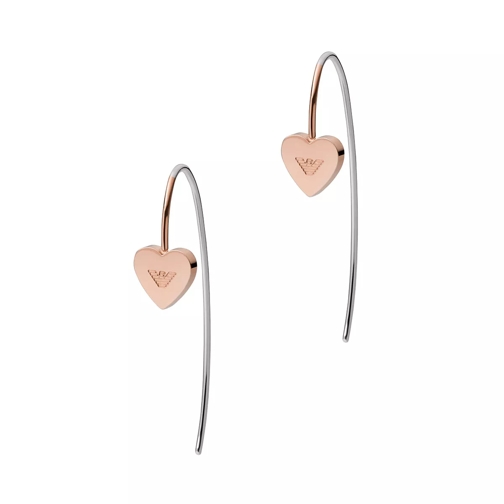 Emporio Armani Women's Stainless Steel Drop Earring EGS2826221 Rose Gold Pendant d'oreille