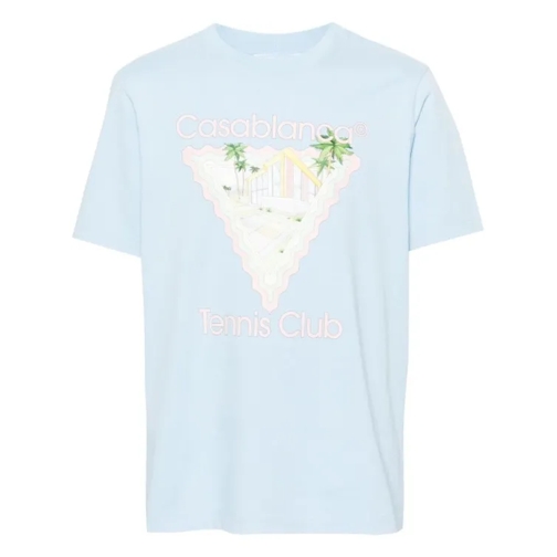 Casablanca Blue Maison De Reve T-Shirt Blue 