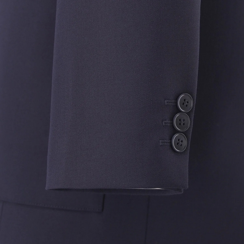 WEEKEND Max Mara Blazer Zweireihiger Blazer Veloce aus Wolle blau(Image 4)
