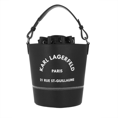 Karl Lagerfeld Rue Saint Guillaume Bucket Black Bucket Bag