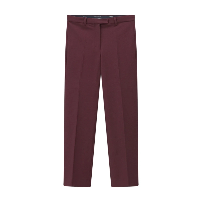 S Max Mara Freizeithose Stoffhose Umanita rot