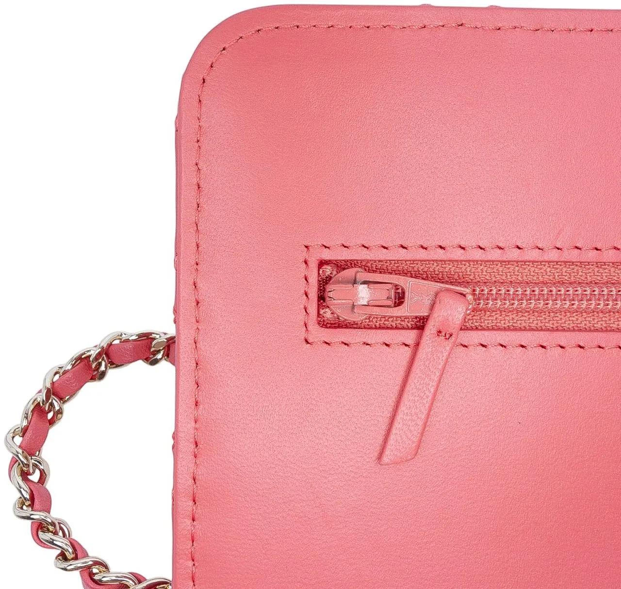 Thumbnail - Chanel Hobo Bags - CC Quilted Lambskin Double Stitch Tassel Wallet On - Gr. unisize - in Gold - für Damen