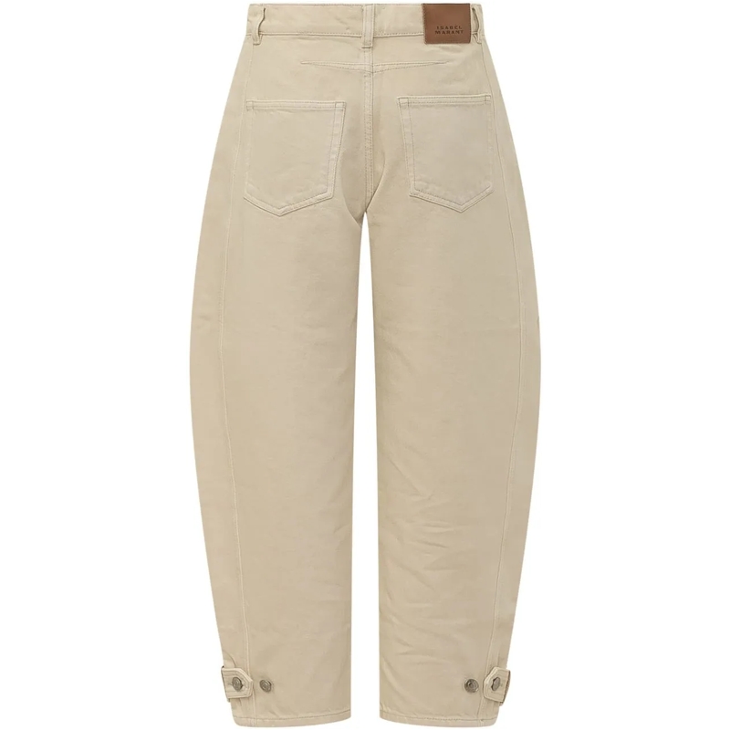Isabel Marant Hose Leja Pantaloni con Cuciture beige(Image 2)