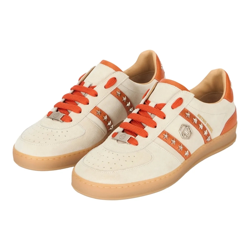 Philipp Plein Low-Top-Sneaker Elegante Einzigartigkeit für Ihre Freizeit mit die beige