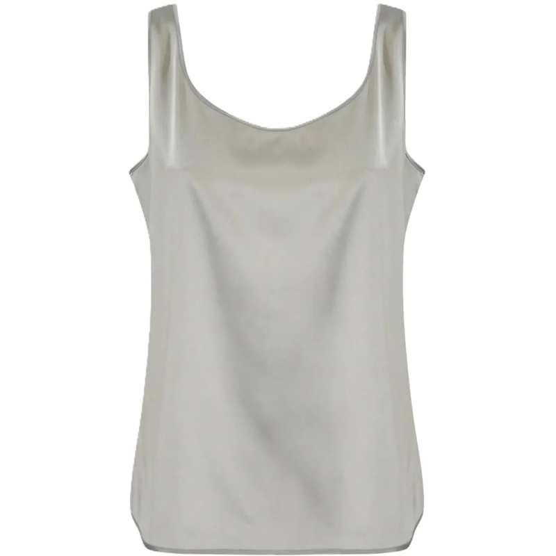 Max Mara T-Shirt Top Grey grau