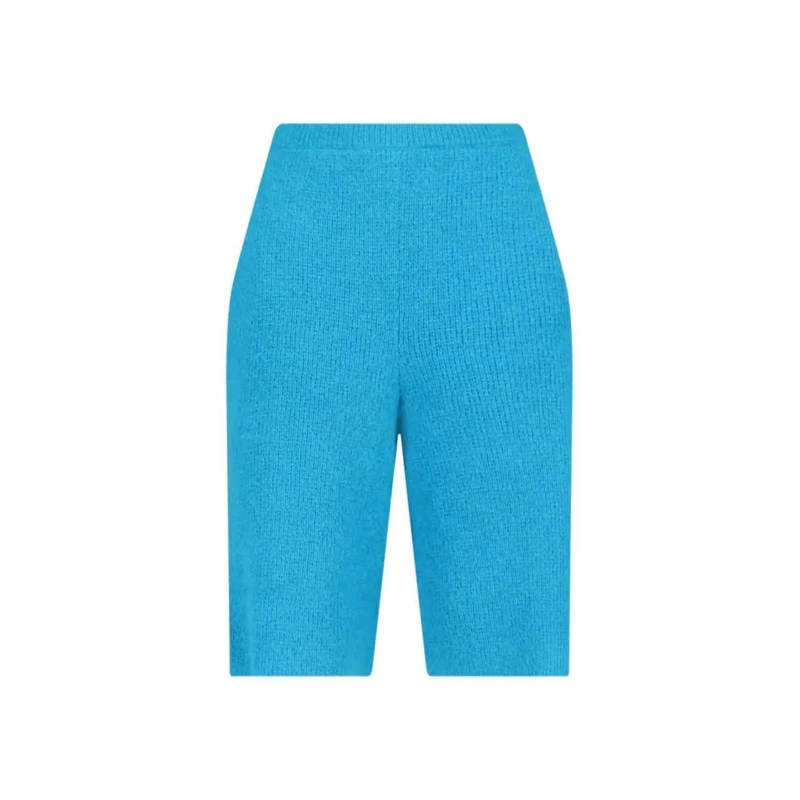 J.W.Anderson Short décontracté Knitted Shorts In Light Blue Blue