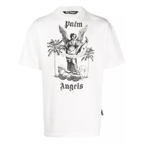 Palm Angels White University T-Shirt White 