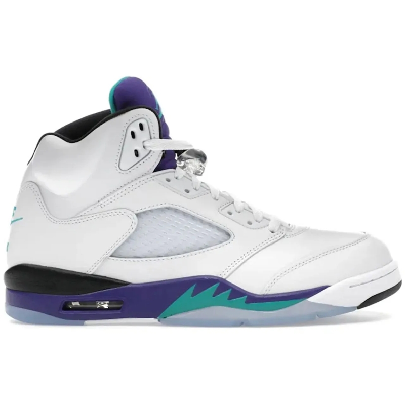 Nike Low-Top-Sneaker Jordan 5 Retro Grape (2025) weiß