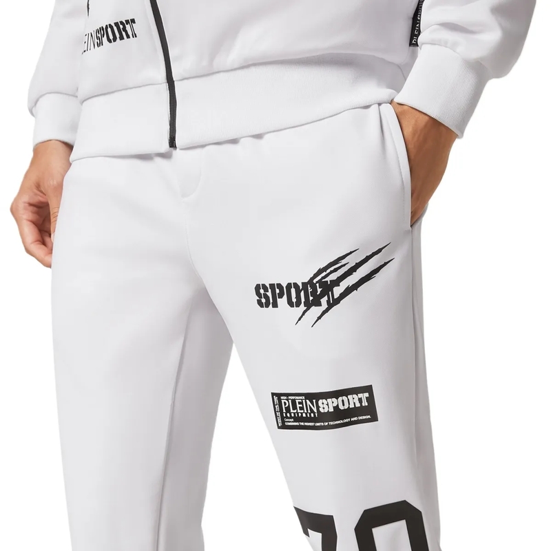 Plein Sport Jogginghose Jogginganzug Multilogo weiss(Image 5)