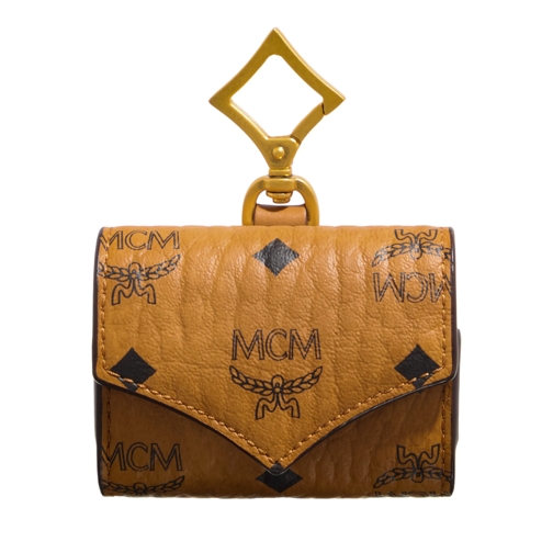 MCM Aren Vi Charms Fff  Cognac Keyring