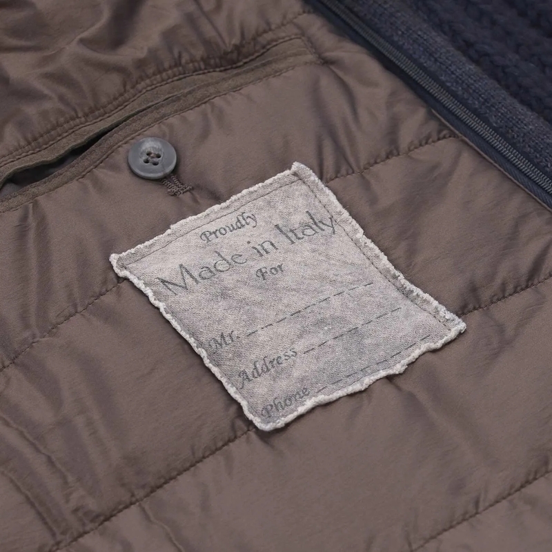 Gimo's Wintermantel Strickmantel aus Woll-Melange grau(Image 12)