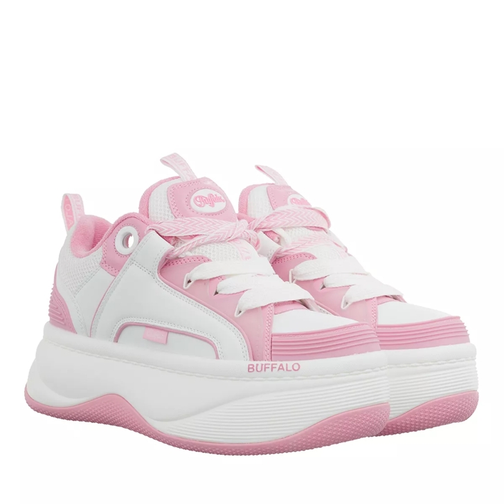 Buffalo Orcus White Pink Platform Sneaker