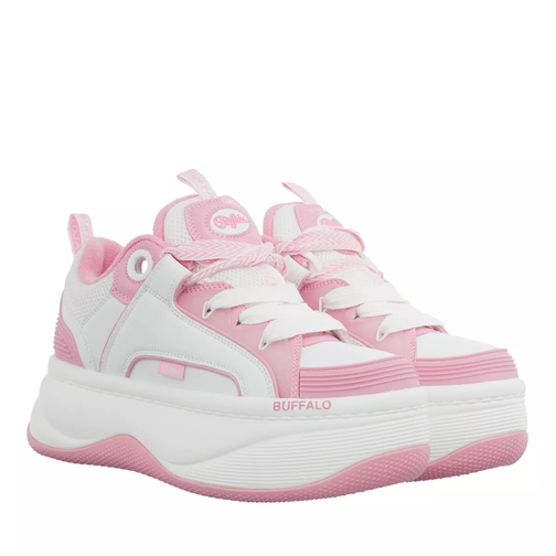 Buffalo Orcus White/Pink Platform Sneaker