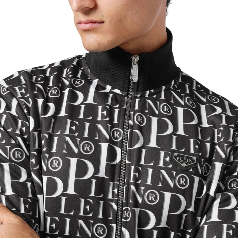 Philipp Plein Daunenjacke Jogging-Jacke Philipp Plein Tm schwarz(Image 2)