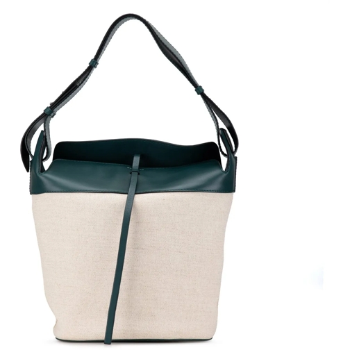 Burberry Sac à bandoulière 2000-2017 Leather Trimmed Canvas Bucket Bag braun (Image 2)