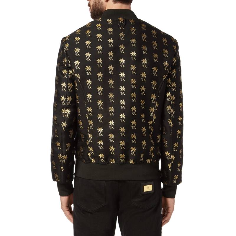 BILLIONAIRE Daunenjacke Bomberjacke Palms schwarz(Image 4)