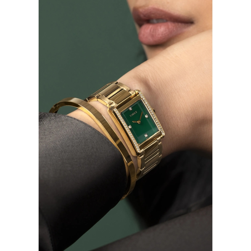 Timex Quarzuhr Quarz-Analoguhr Hailey gold(Image 5)