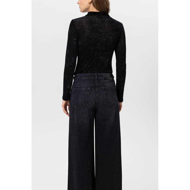 Luisa Cerano Top Longsleeve-Turtleneck black(Image 4)