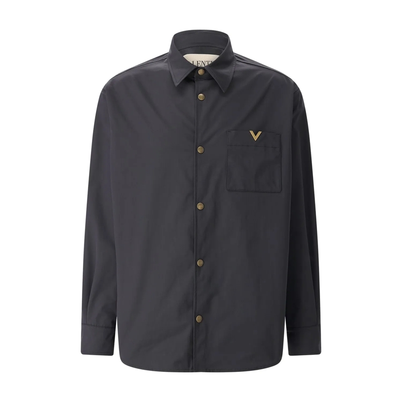 Valentino Garavani Übergangsjacke Jacke mit Logo schwarz