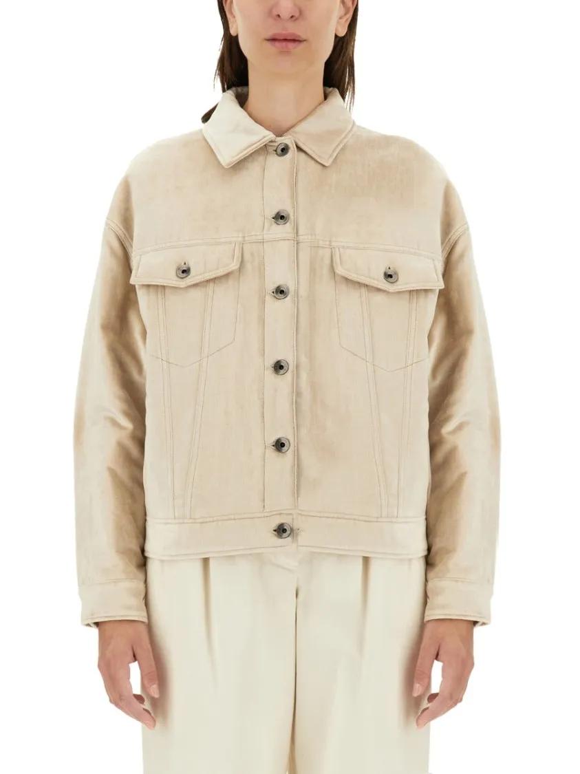 Thumbnail - Brunello Cucinelli - Padded Jacket - Größe 42 - beige