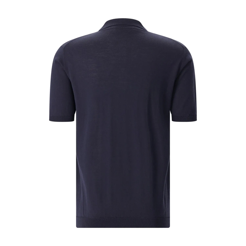 Roberto Collina Polohemd Poloshirt aus Baumwolle weiß(Image 5)