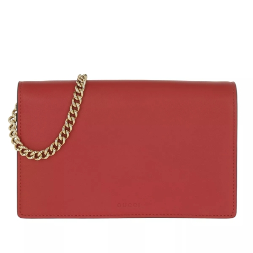 Gucci Linea A GG Supreme Shoulder Bag Pink/Red Cross body-väskor