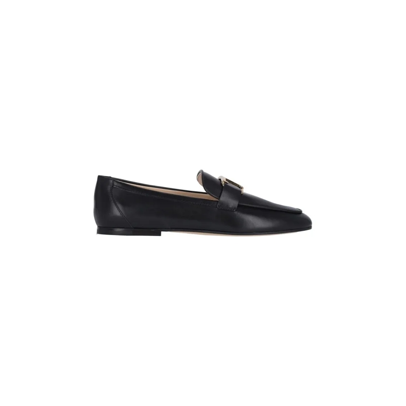 Tod's Ballerinas "T Timeless" Loafers Black Black